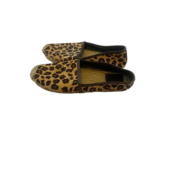 Tory Burch Shoes - Tory Burch Women's Pony Hair Leopard Oscelot Espadrille Flats - 9 1/2